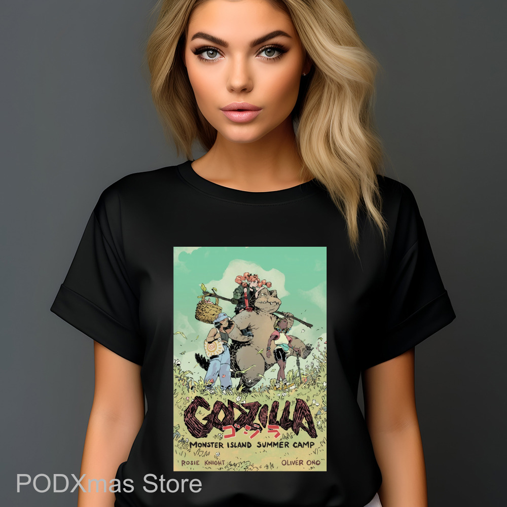 Godzilla Monster Island Summer Camp Shirt
