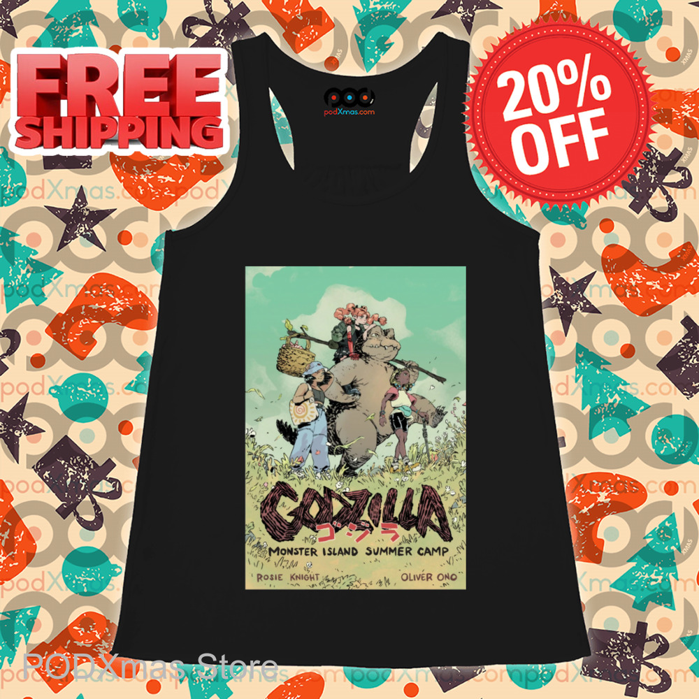 Godzilla Monster Island Summer Camp Shirt