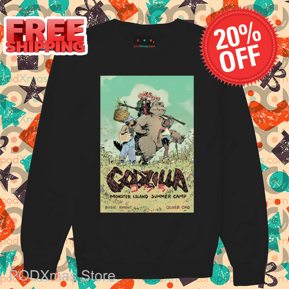 Godzilla Monster Island Summer Camp Shirt