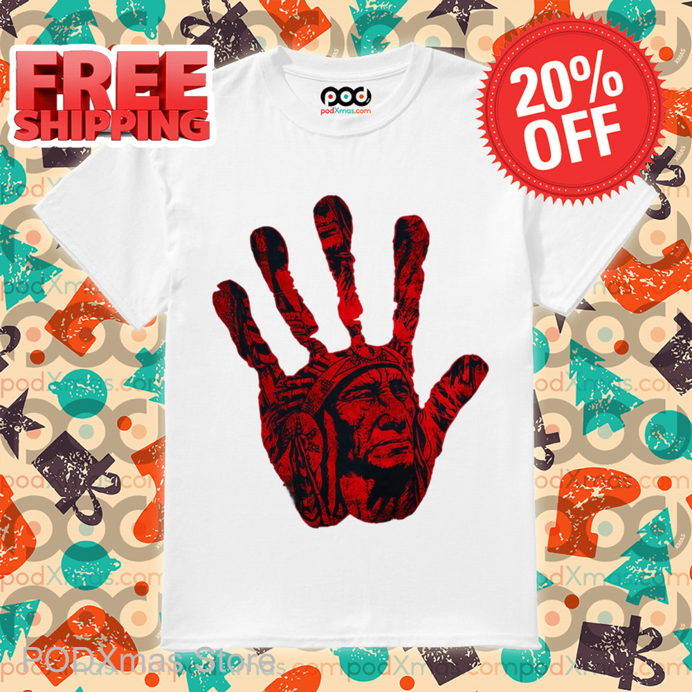 Hand Blood Native Chief Shirt