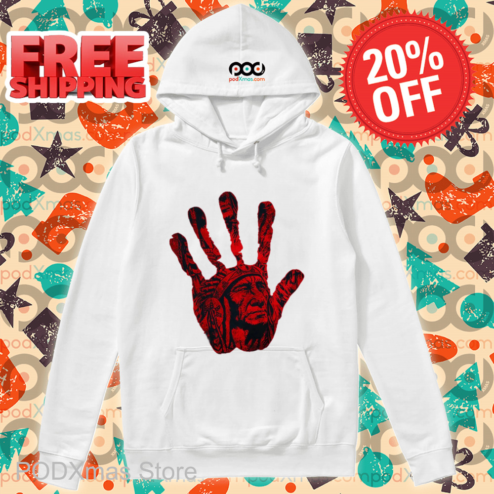 Hand Blood Native Chief Shirt