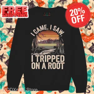 I Came I Saw I Tripped On A Root Retro 2025 Shirt