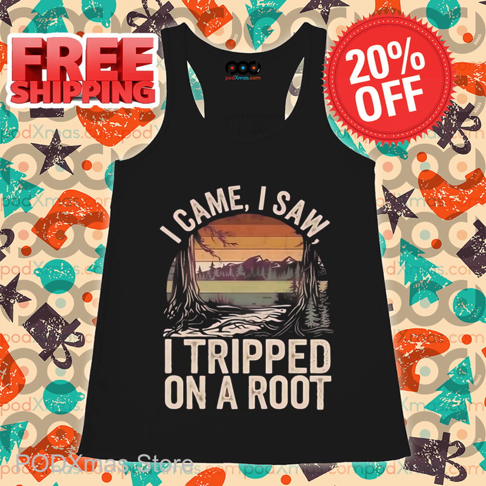 I Came I Saw I Tripped On A Root Retro 2025 Shirt