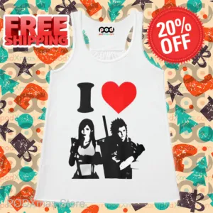 I Love Tifa Lockhart Cloud Strife Shirt