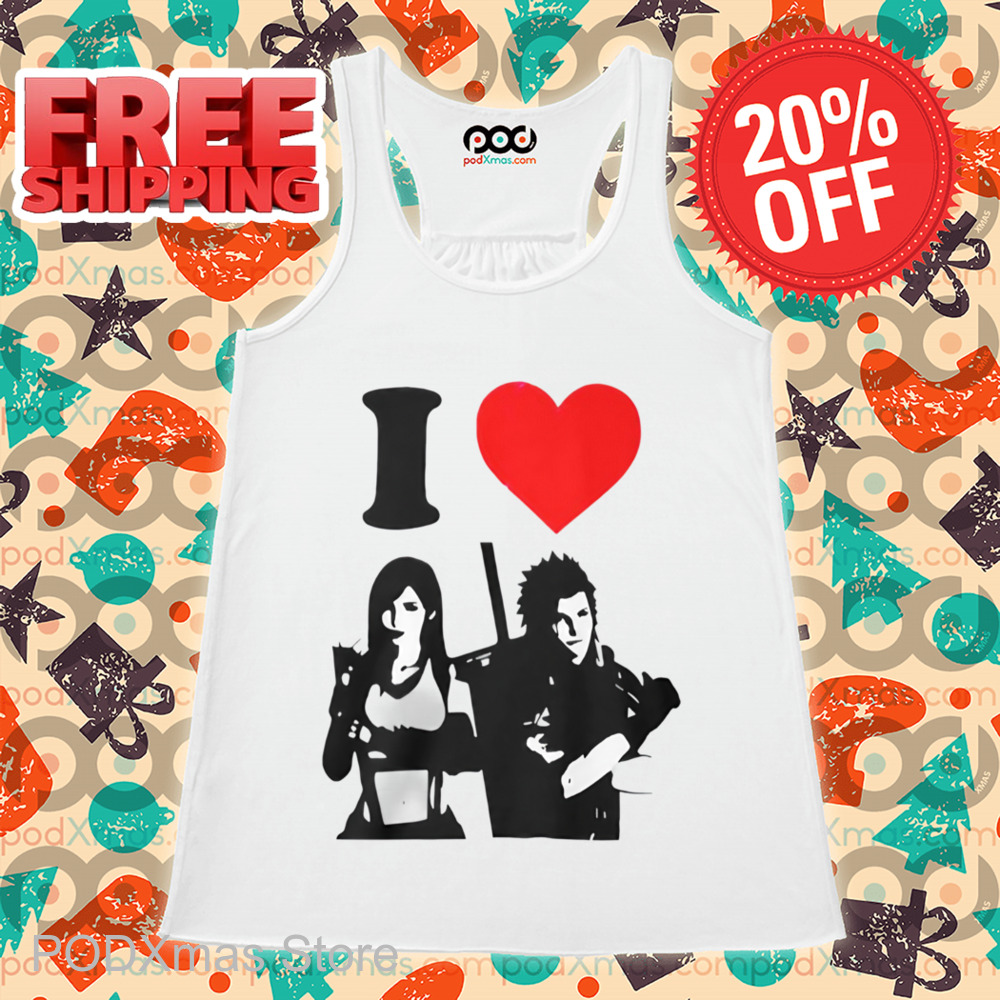 I Love Tifa Lockhart Cloud Strife Shirt