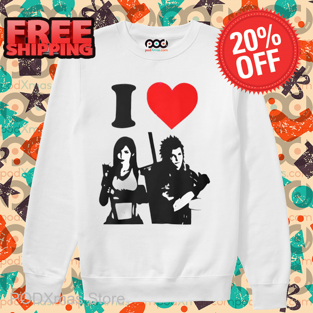 I Love Tifa Lockhart Cloud Strife Shirt