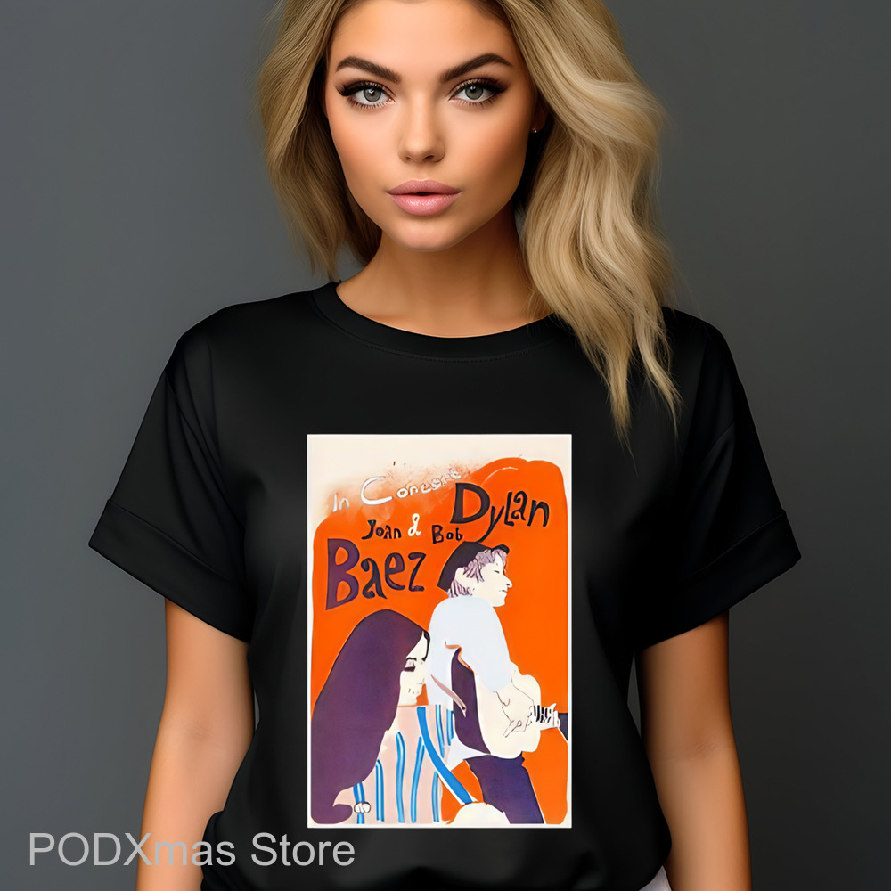 In Concord Joan Baez And Bob Dylan Shirt