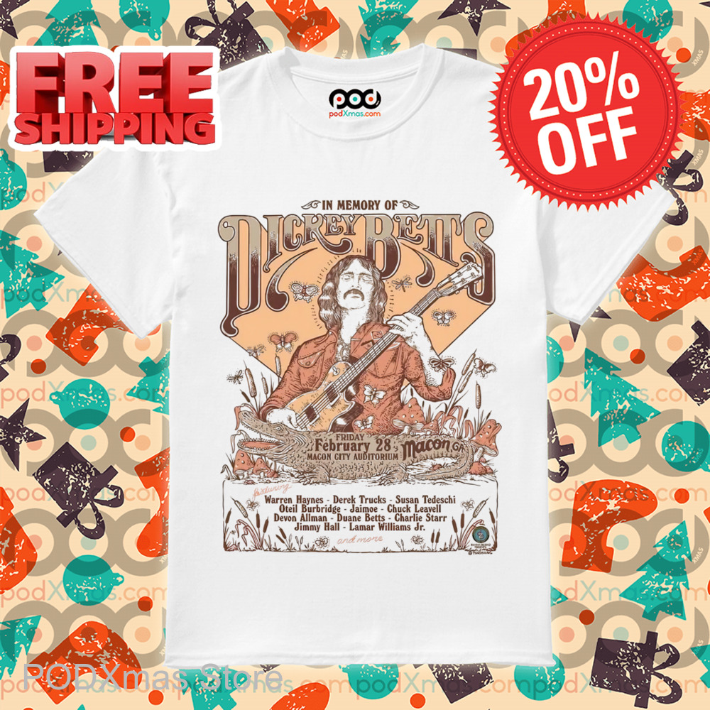 In Memory Of Dickey Betts Shirt