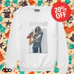 Jared Thomas Goff Detroit Lions football player art shirt