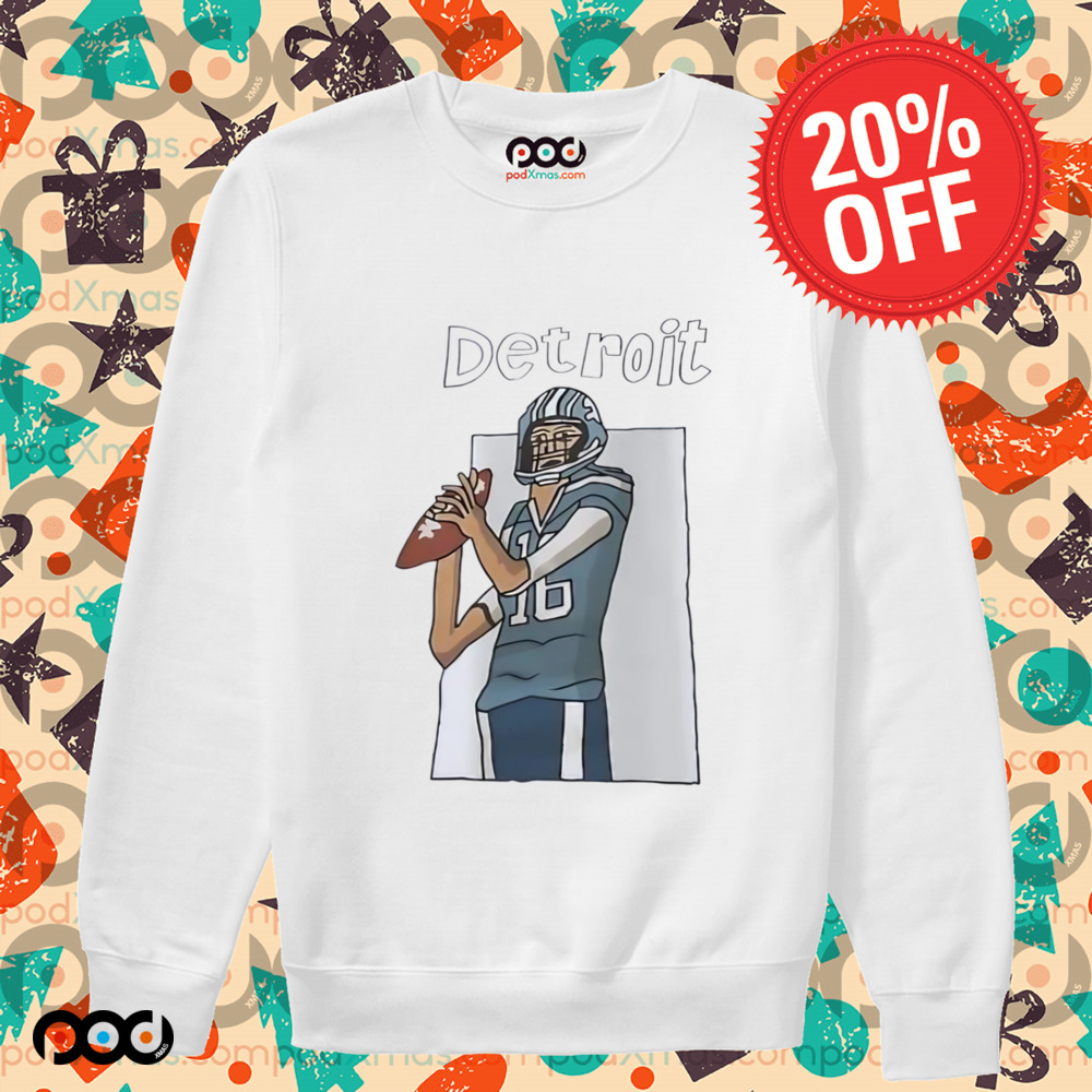 Jared Thomas Goff Detroit Lions football player art shirt