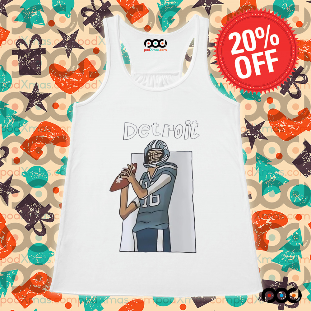 Jared Thomas Goff Detroit Lions football player art shirt