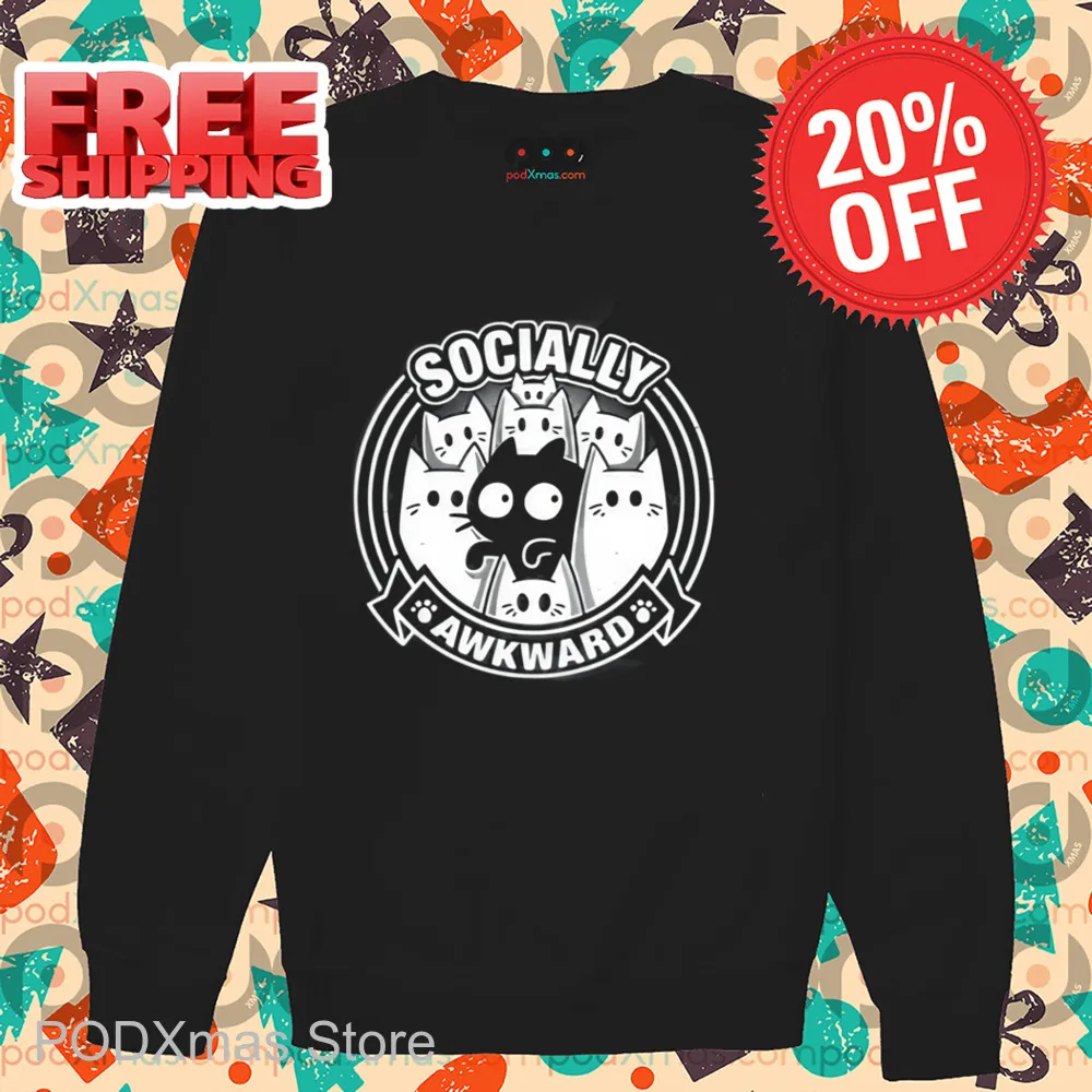 Kitty Socially Awkward Shirt
