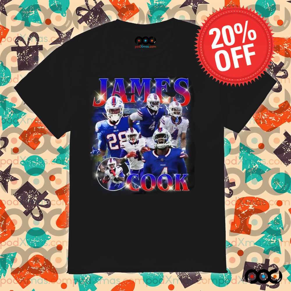 James Cook Bills Super Bowl Champions 2025 Shirt