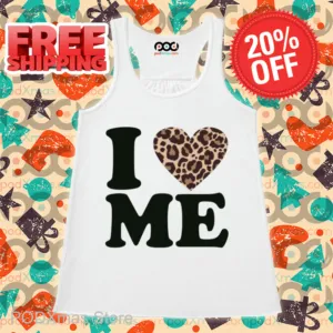 Leopard I Love Me Shirt