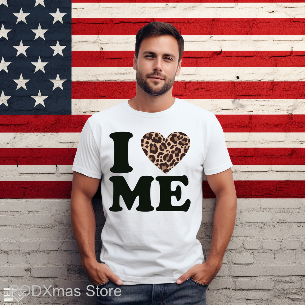 Leopard I Love Me Shirt