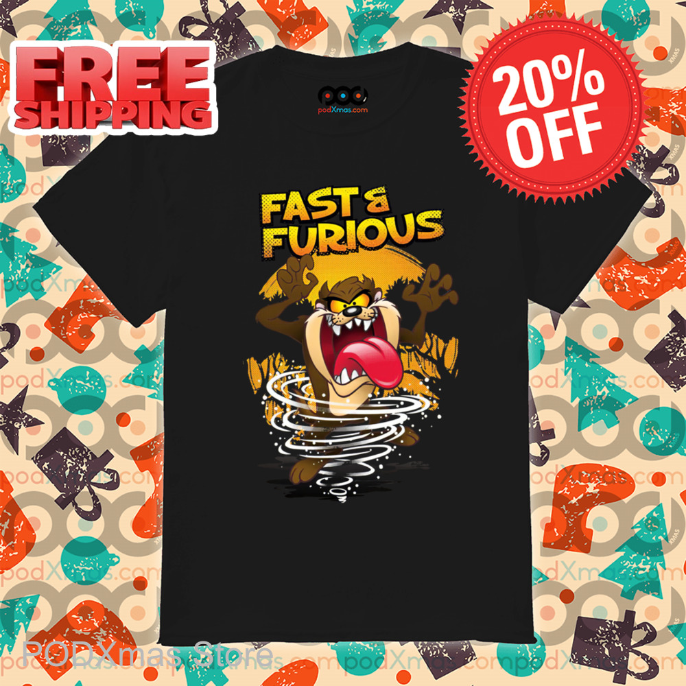 Looney Tunes Taz Fast And Furious 2025 Shirt