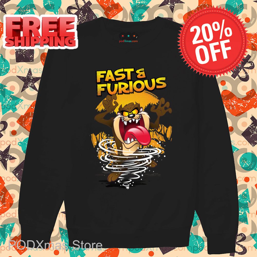 Looney Tunes Taz Fast And Furious 2025 Shirt