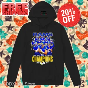Los Angeles Rams NFC Weat Division Champions 2024 Shirt