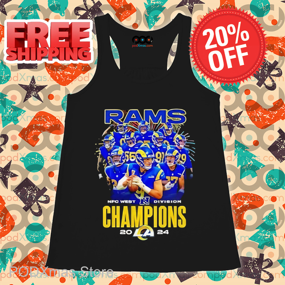 Los Angeles Rams NFC Weat Division Champions 2024 Shirt