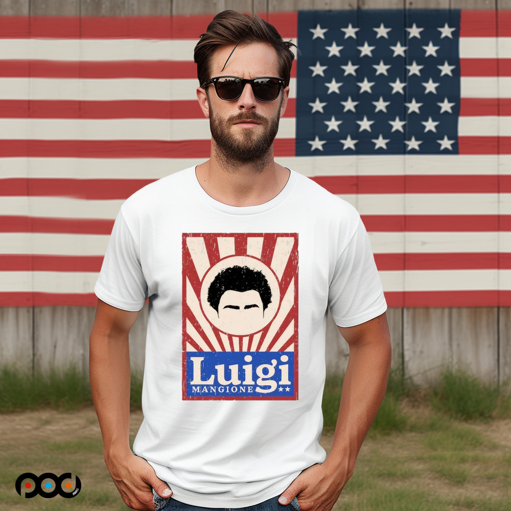 Luigi Mangione Campaign Poster Shirt