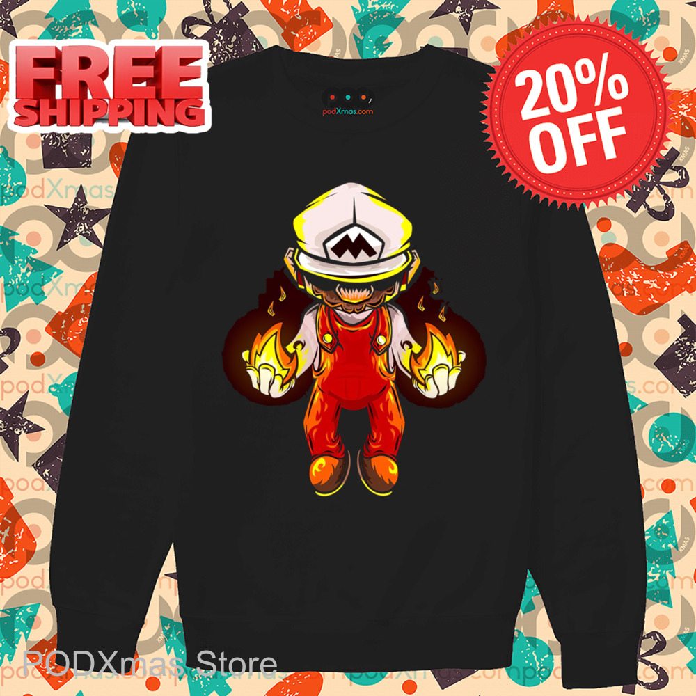 Mario Hand Fire Shirt