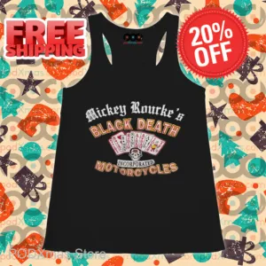 Mickey Rourke's Black Death Motorcycles Shirt
