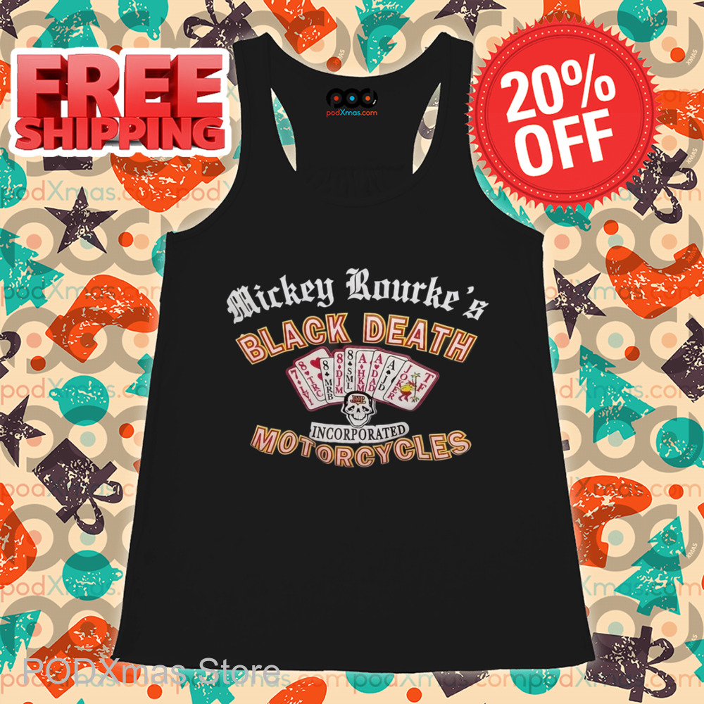 Mickey Rourke's Black Death Motorcycles Shirt