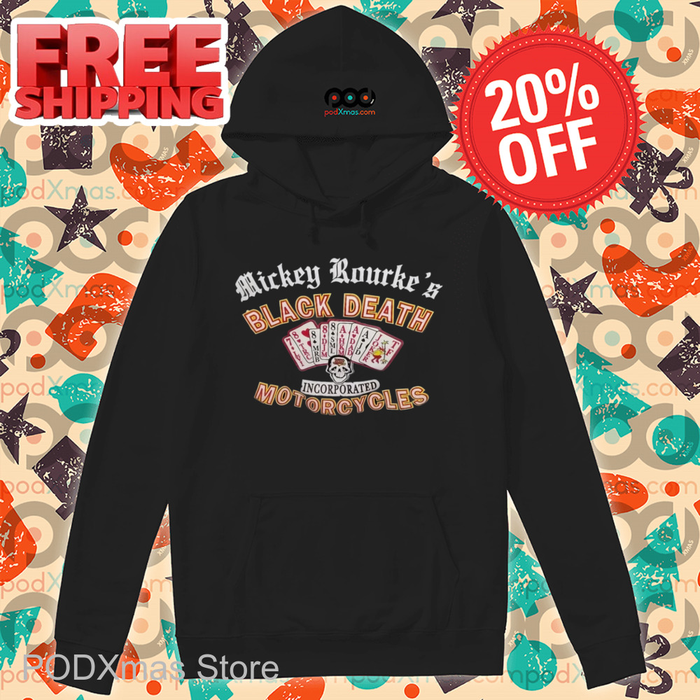 Mickey Rourke's Black Death Motorcycles Shirt