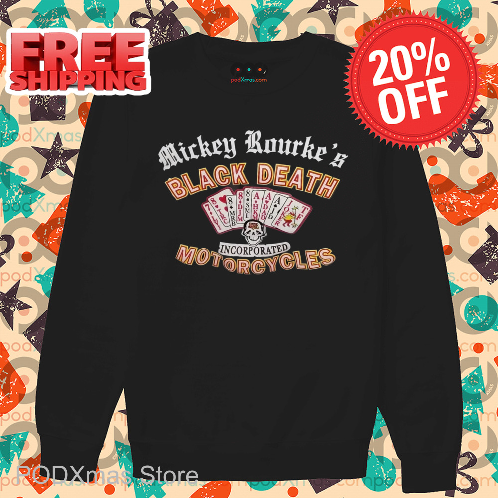 Mickey Rourke's Black Death Motorcycles Shirt