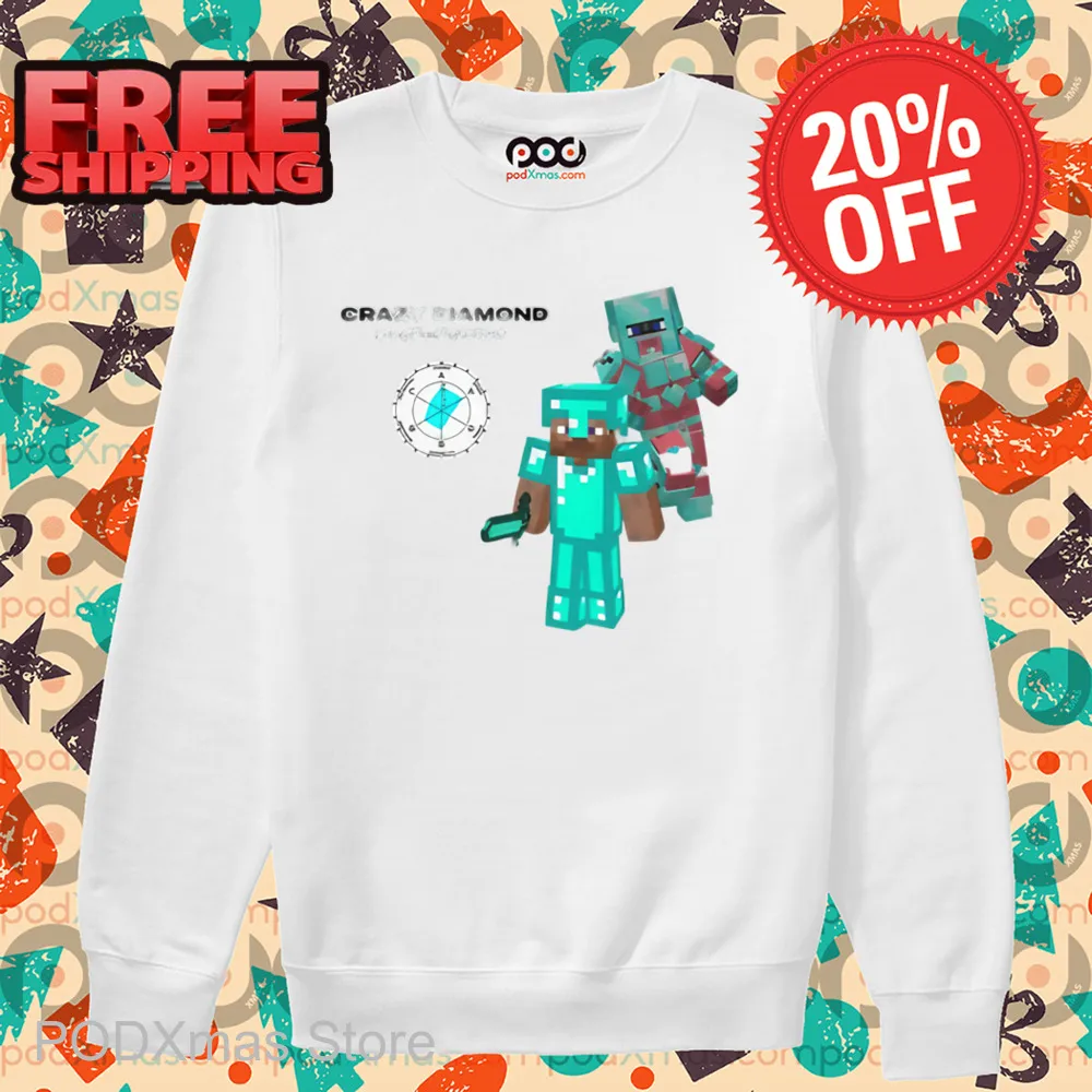 Minecraft Crazy Diamond Shirt