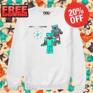 Minecraft Crazy Diamond Shirt