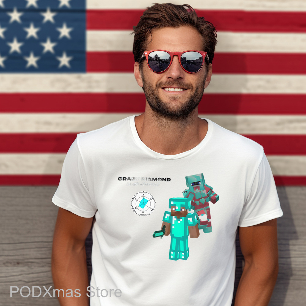 Minecraft Crazy Diamond Shirt