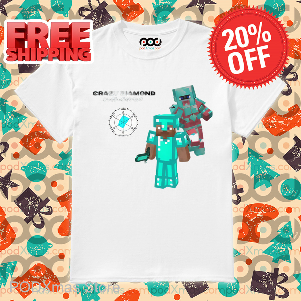 Minecraft Crazy Diamond Shirt