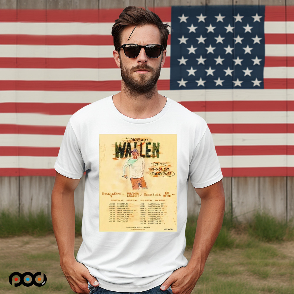 Morgan Wallen 2025 I’m the Problem Tour shirt