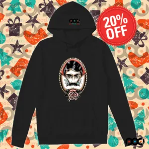 Rose with beard man vintage shirt