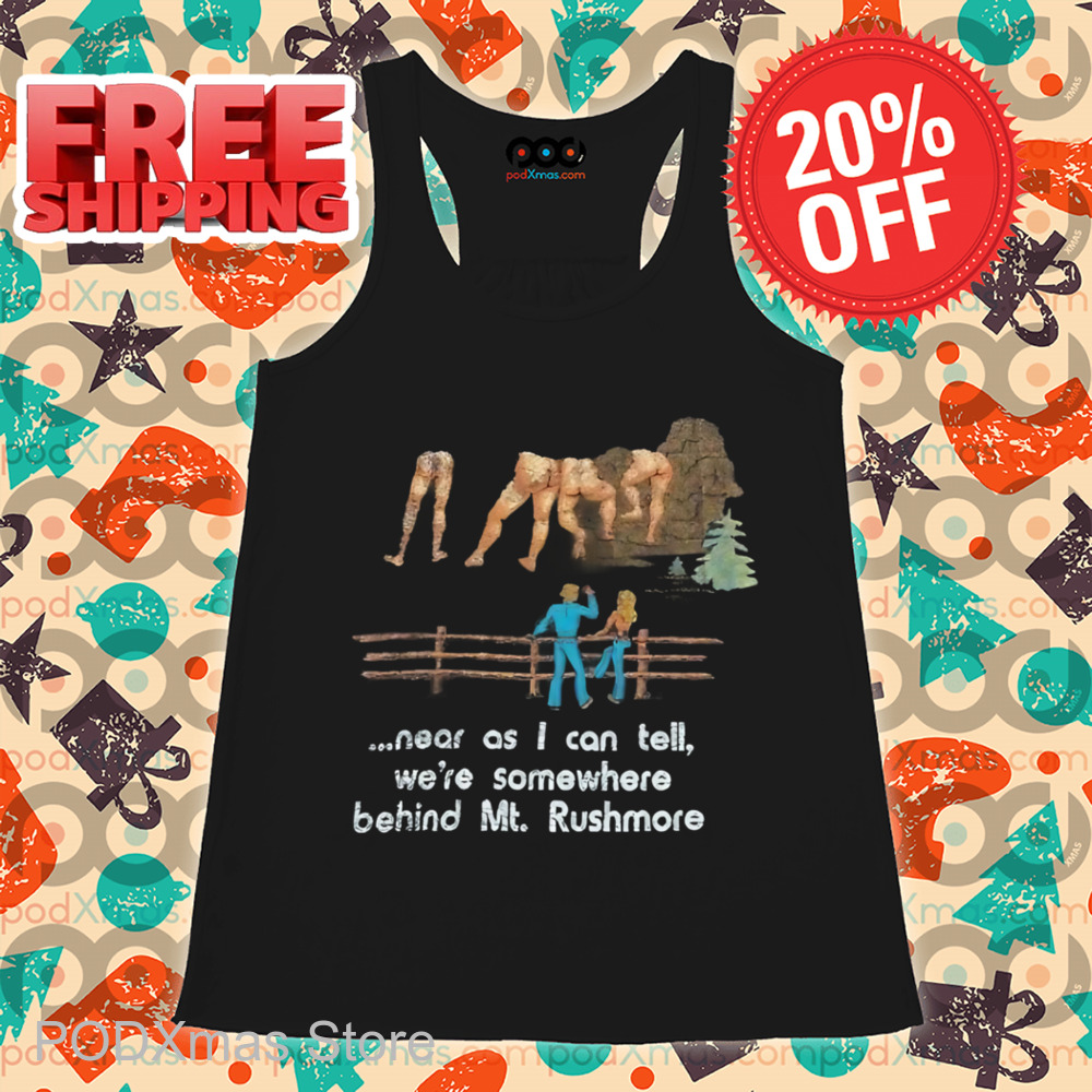 Near As I Can Tell We_re Somewhere Behind Mt Rushmore Vintage Shirt
