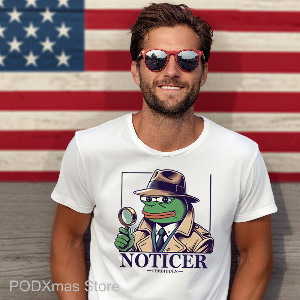 Noticer Pepe Forbidden Meme Coin Shirt