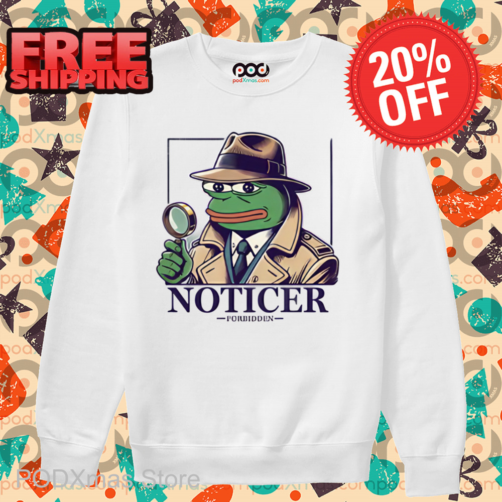 Noticer Pepe Forbidden Meme Coin Shirt