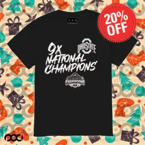Ohio State Buckeyes College Football Playoff 9x National Champions Shirt