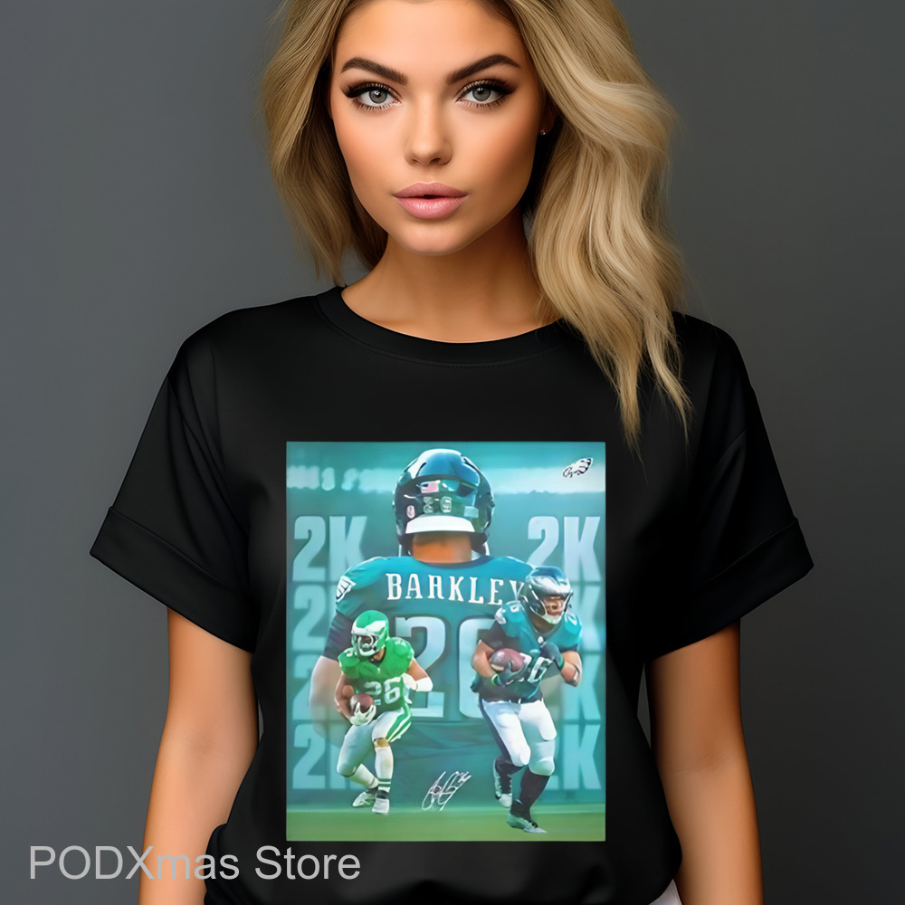 Philadelphia Eagles Saquon Barkley 2K Signature Shirt