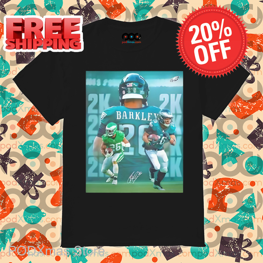 Philadelphia Eagles Saquon Barkley 2K Signature Shirt