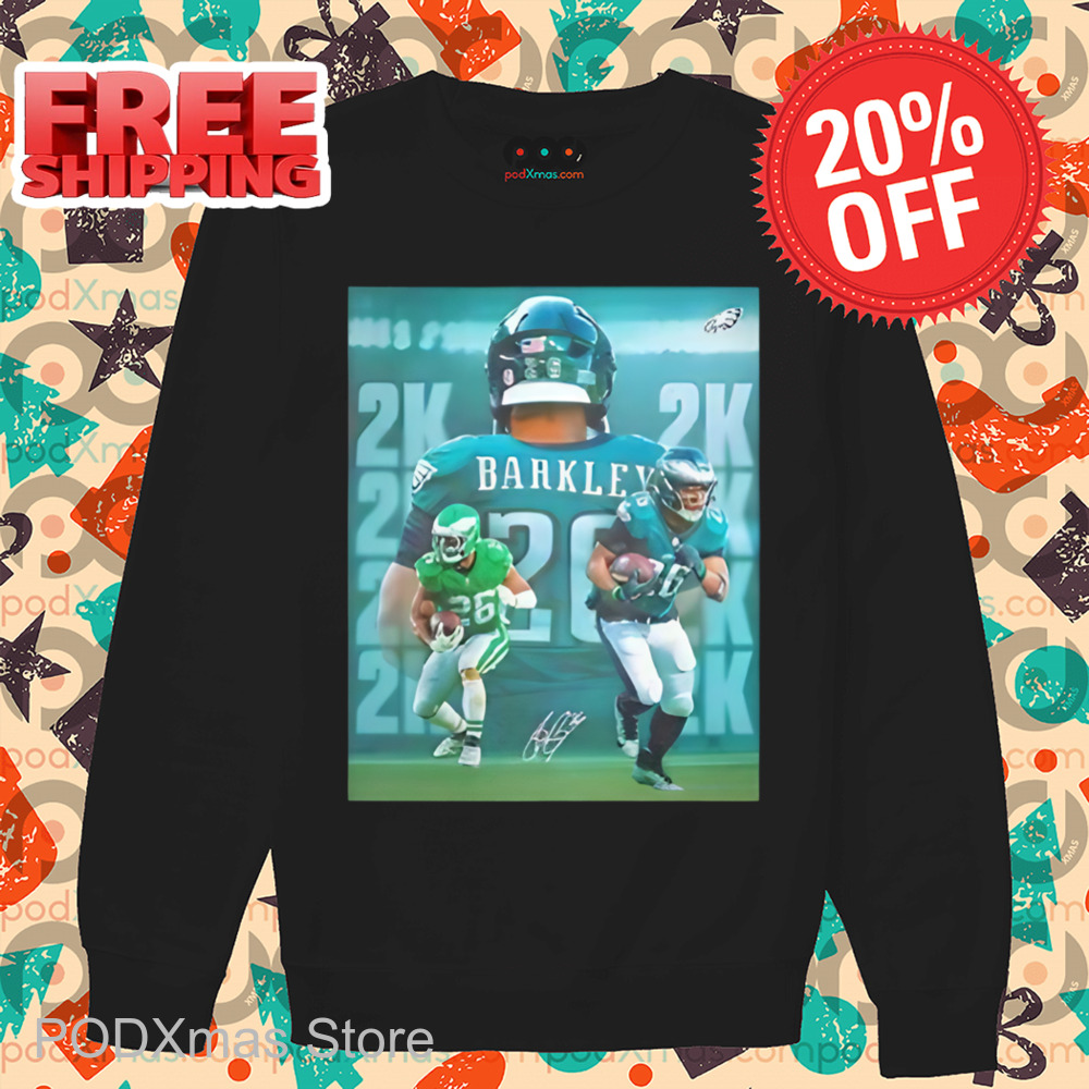 Philadelphia Eagles Saquon Barkley 2K Signature Shirt