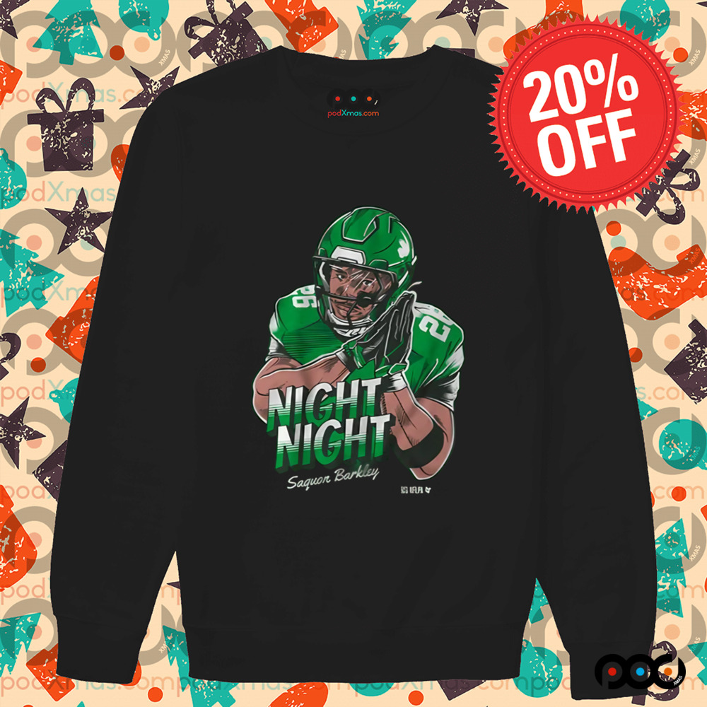 Philadelphia Eagles Saquon Barkley Night Night Shirt