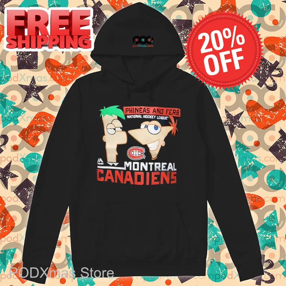 Phineas And Ferb National Hockey League Montreal Canadiens Shirt