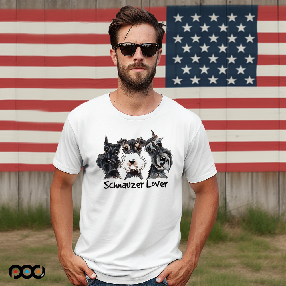 Schnauzer Dog Lover Vintage Shirt