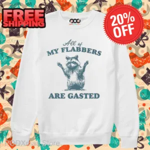 Raccoon All Of My Flabbers Are Gasted Shirt