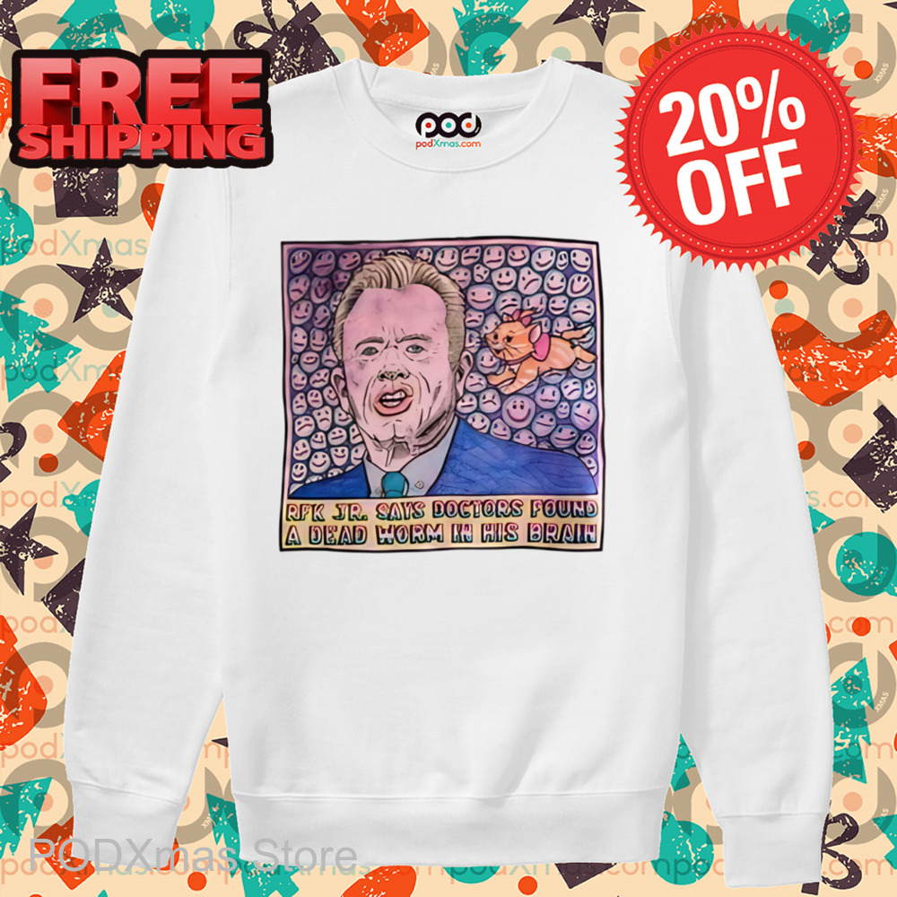 Rfk Jr Says Doctors Found A Dead Worm In His Brain Shirt