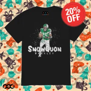 Saquon Barkley Snowquon Barkley Philadelphia Eagles NFL Graphic Shirt
