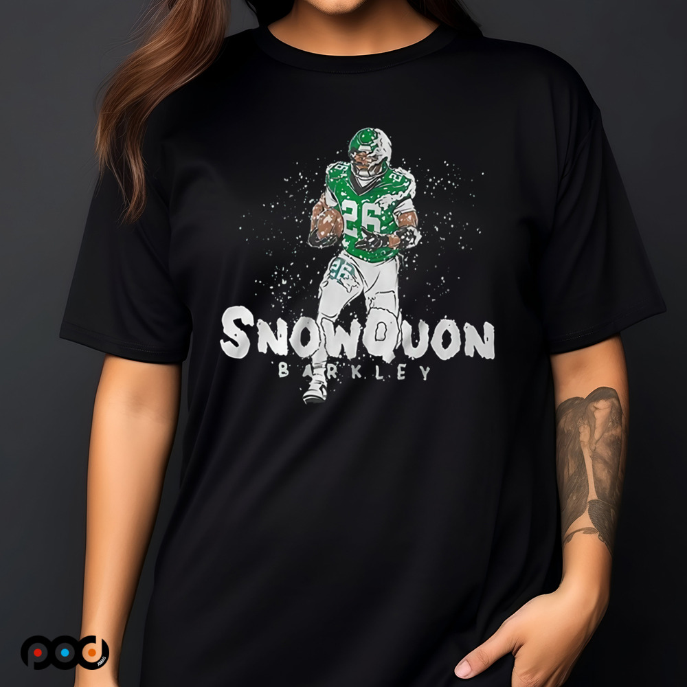 Saquon Barkley Snowquon Barkley Philadelphia Eagles NFL Graphic Shirt