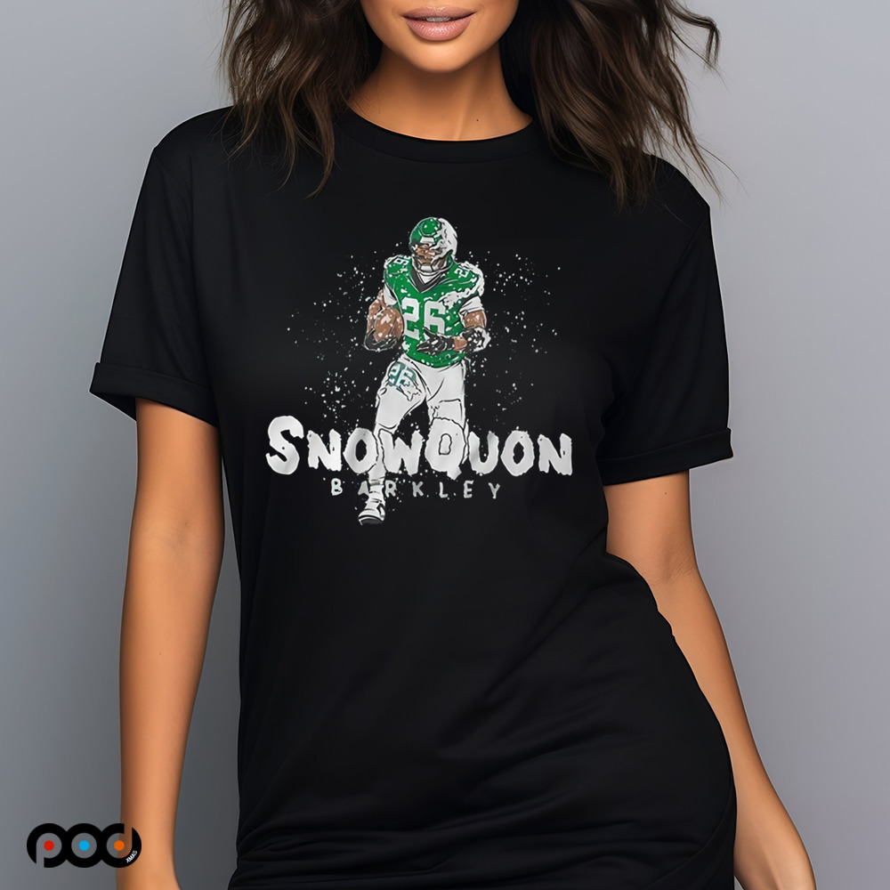 Saquon Barkley Snowquon Barkley Philadelphia Eagles NFL Graphic Shirt